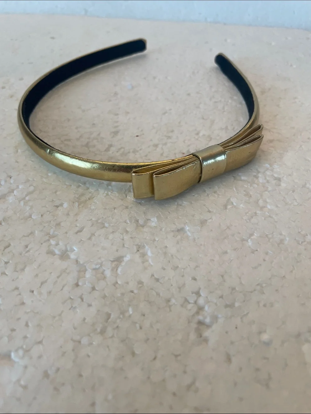 Gold Bow Headband for Women